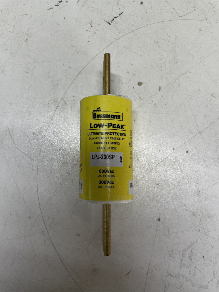 1) New no Box! Bussmann LPJ-200SP LPJ200SP 200A 600V Class J Fuse