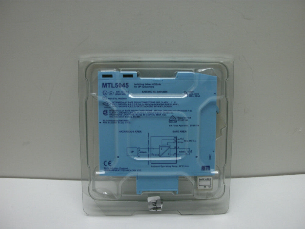 MEASUREMENT TECHNOLOGY MTL5045 ISOLATING DRIVER 4/20mA FOR I/P CONVERTERS