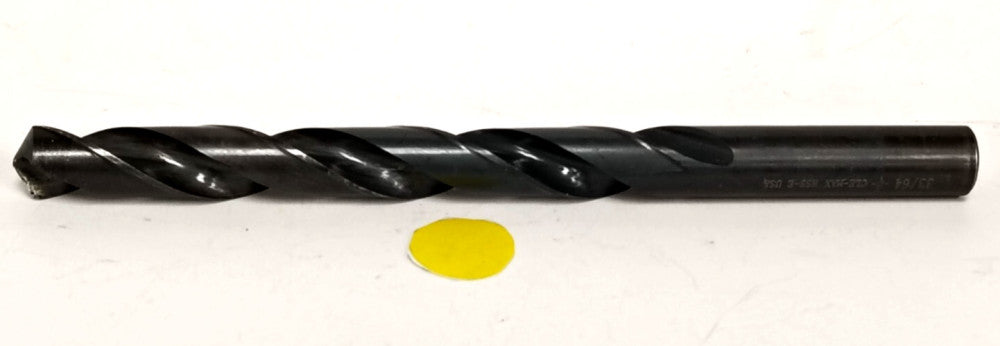 CLE-MAX 33/64" DRILL BIT 2 FLUTE 5" FLUTE LENGTH 1-3/4" SHANK LENGTH HSS