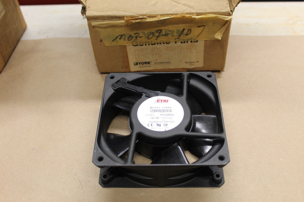 ETRI 129XR Cooling Fan for York 031-00977-002 HVAC Fan Replacement 208-240VAC