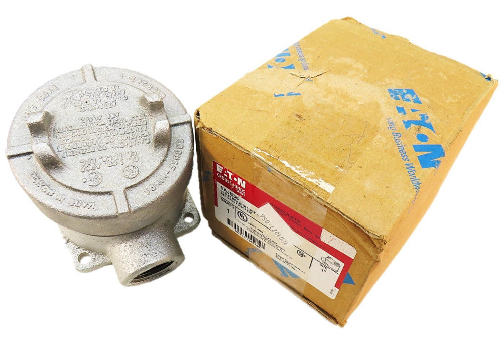Eaton EAJB36 Condulet EAJ Conduit Outlet Box with Cover 3-3/16" NEW IN BOX