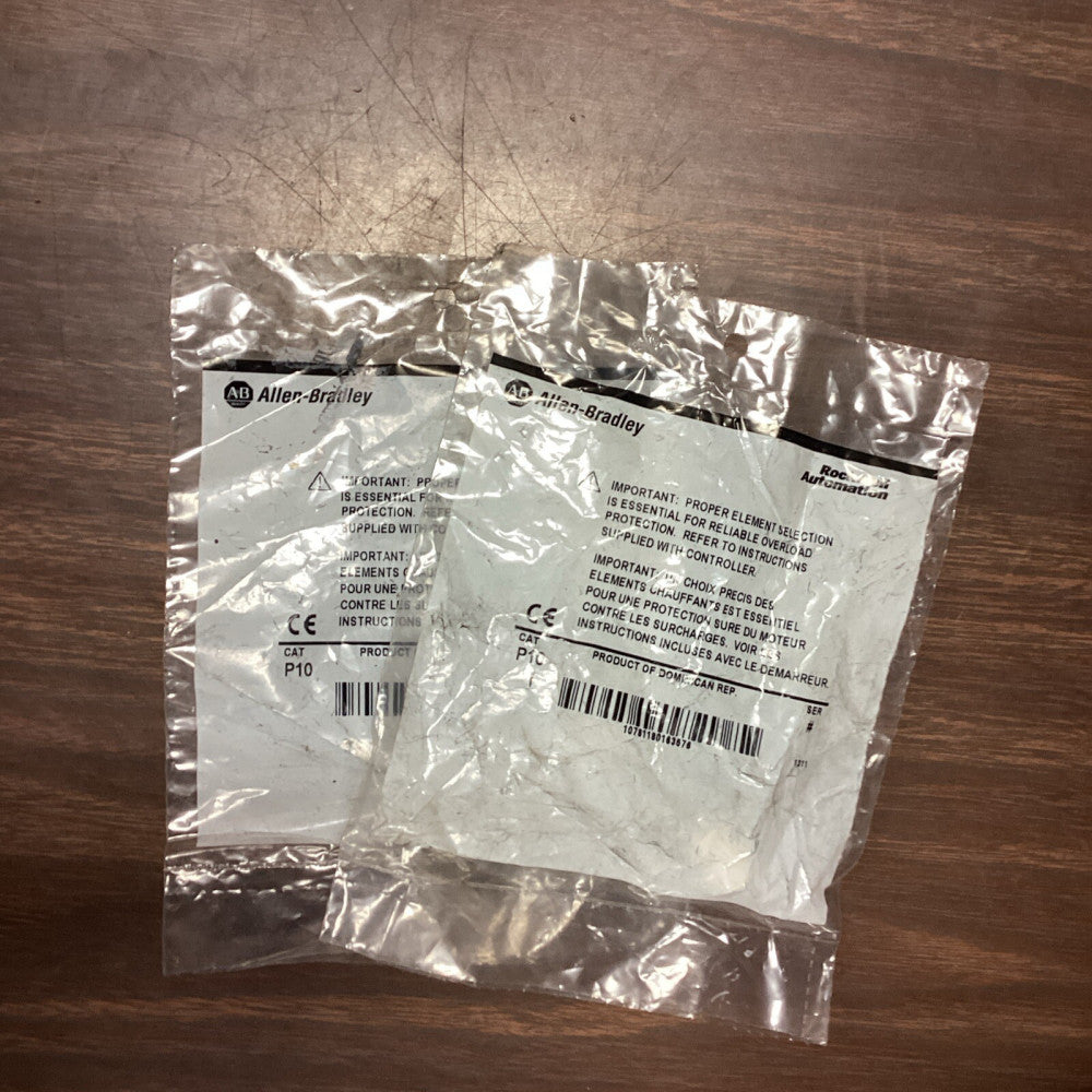 ALLEN-BRADLEY Thermal Overload Heater #P10, Lot Of 2