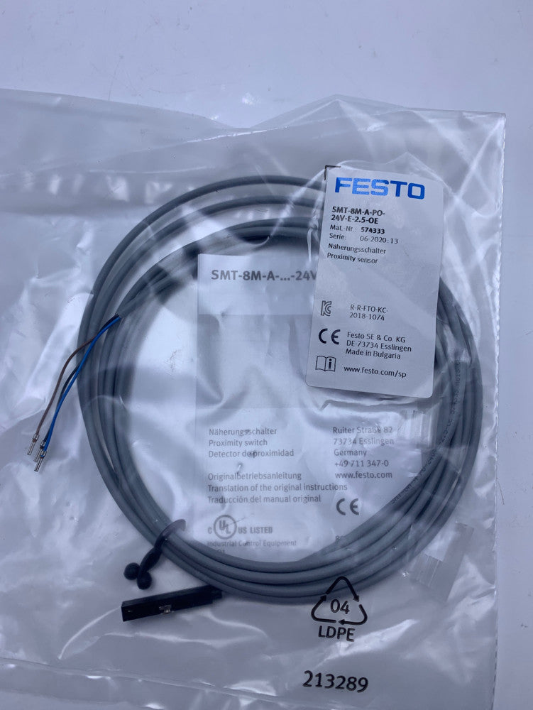 Festo 574333 Proximity Switch Sensor