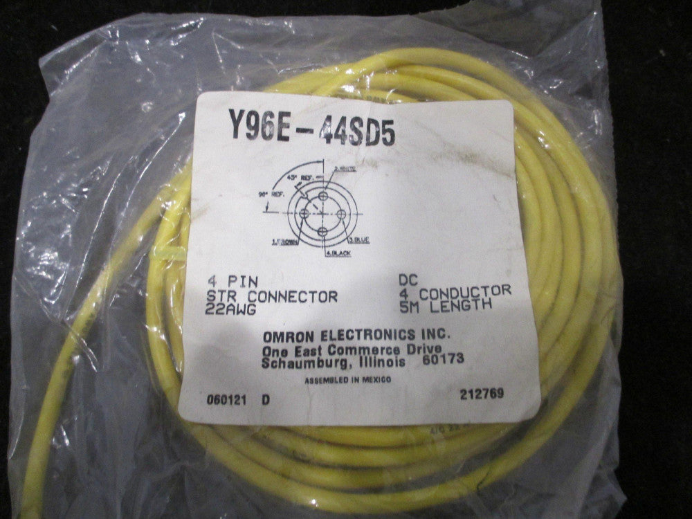 Omron Y96E-44SD5 SENSOR Cable 5M