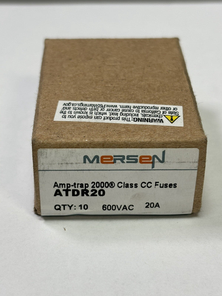 10- Ferraz ATDR20 Shawmut ATDR-20 20A 600V TIME DELAY Fuse Class CC