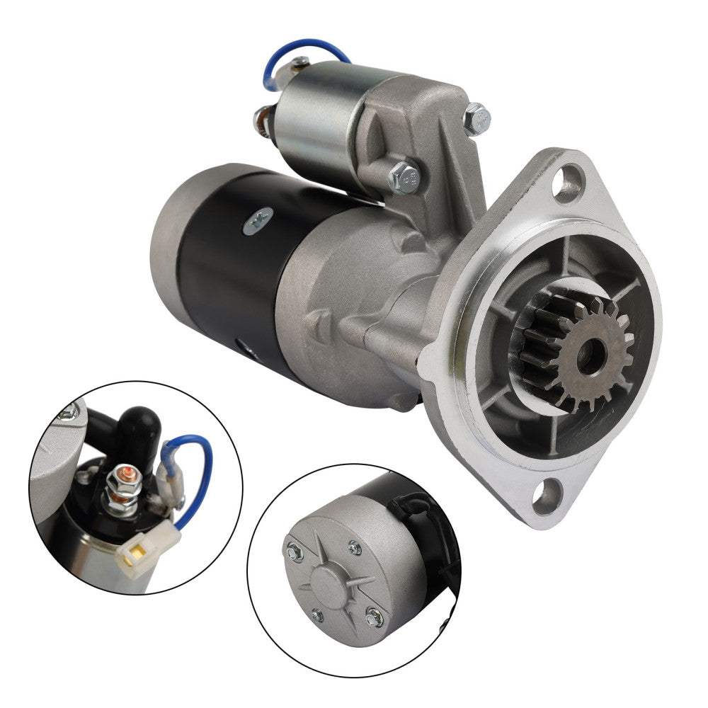 12V Gear Reduction Starter Motor 129136-77011 For John Deere Excavator