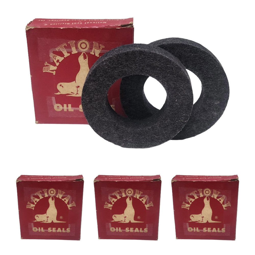 NATIONAL 5M348 OIL SEALS (LOT OF 8) 1.8 ID 3" OD 0.55" WIDTH