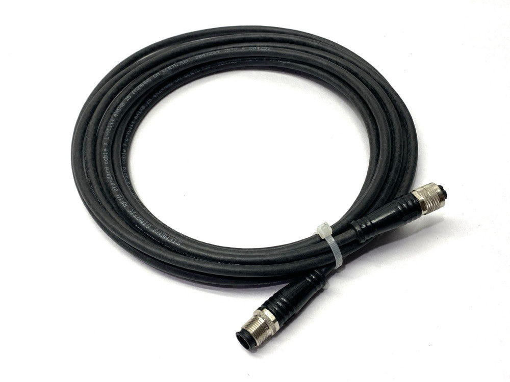 Siemens 6GT2891-4FH50 SIMATIC RF MV Plug-In Cable M12/M to M12/F, 5m Length