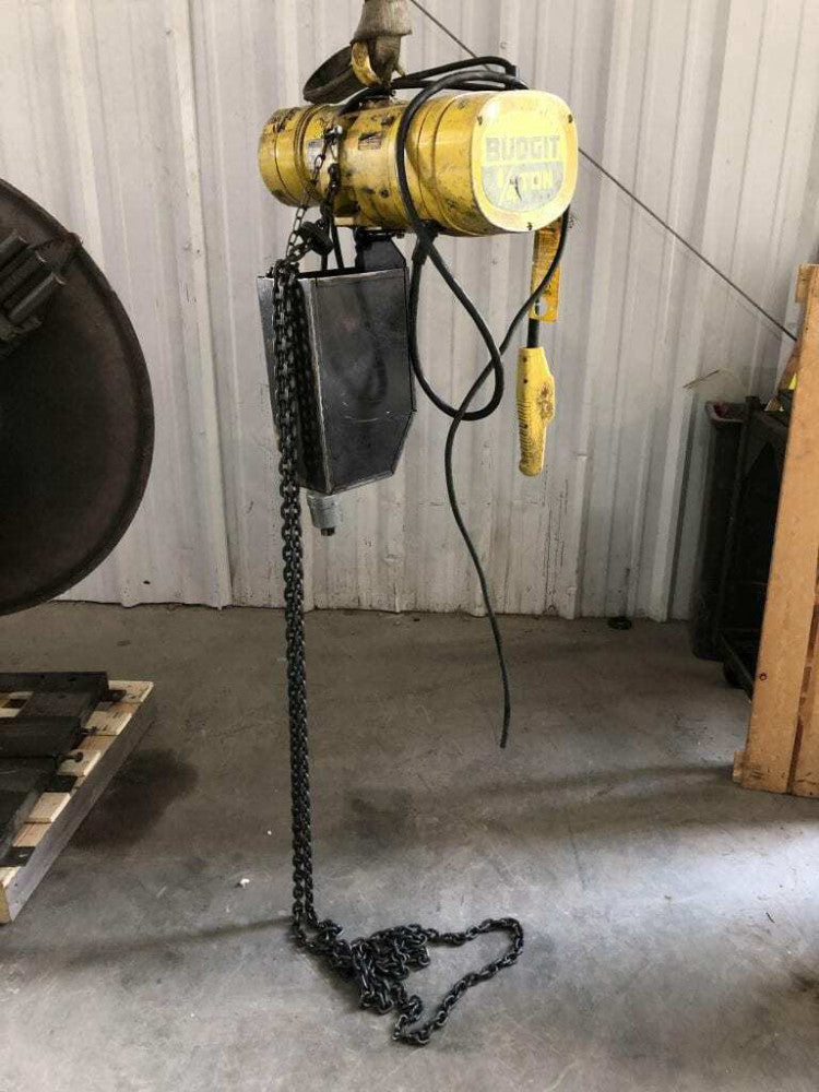 Budgit BEH2532 20ft 1/4 Ton Electric Chain Hoist 32fpm 460V 3PH