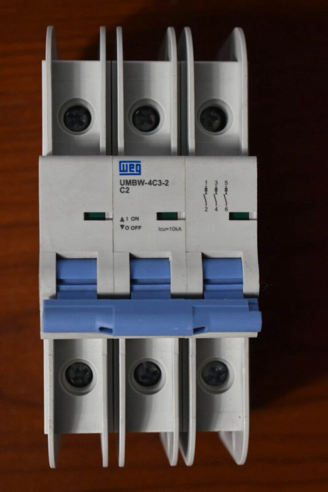 WEG Electric UMBW-4C3-2 Circuit Breaker 3P, 2A, 277/480 VAC