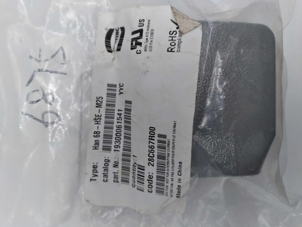 NEW HARTING HAN-6B-HSE-M25 Hood Aluminum Side Entry 19300061541 YYC
