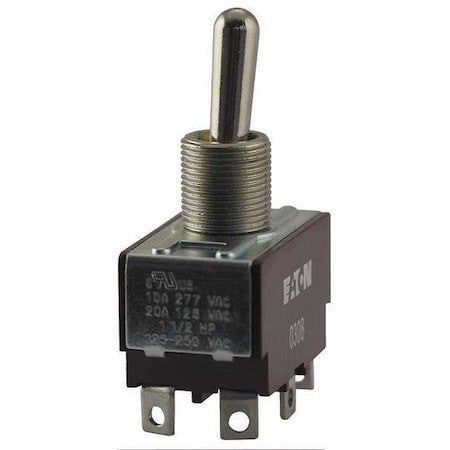 Eaton Xtd2e1a Toggle Switch,Spdt,10A At 277V,Quikconnct