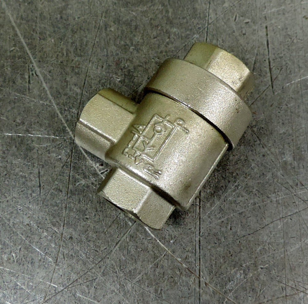 Stainless Steel 3-Way Check Valve 3/8" NPT Thread