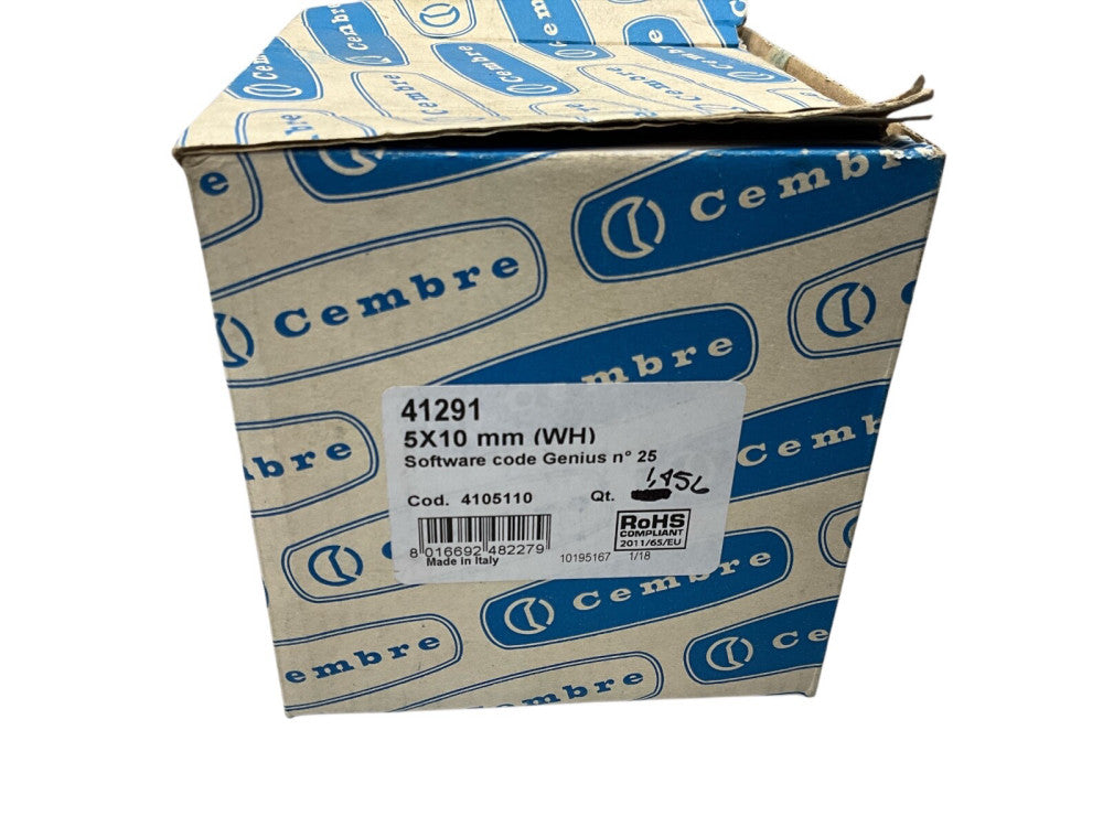 CEMBRE 41292 - MARKER MG-CPM-03 (5X10 WH) 4105110, Box/1456