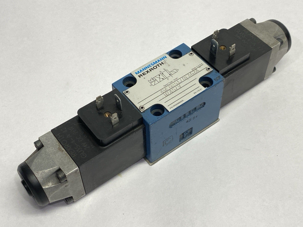Rexroth 4WE6D51/0FAG24NZ45/V Hydraulic Solenoid Spool Valve