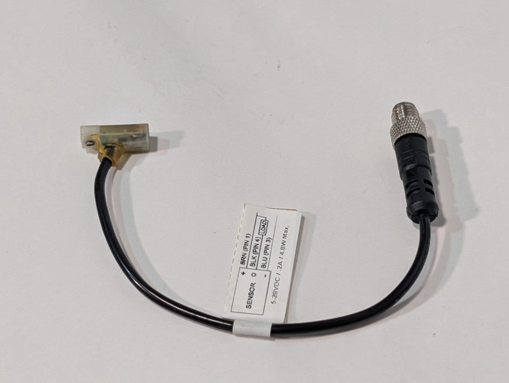Canfield Connector 9F10-000-332 Sensor Cable, 5-28VDC, 0.2A, 4.8W Max, Black