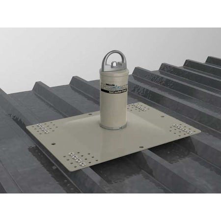 Honeywell Miller X10011 Roof Anchor Post,22 In. L,15-1/4 In. W