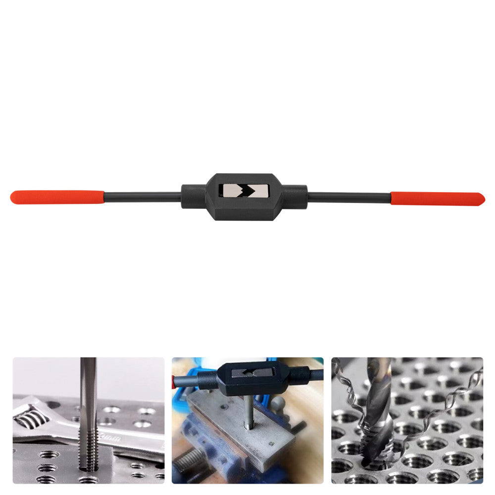 Tap Wrench Handle M9-M27 3/8"- 1-1/16" Adjustable Bar Taps Holder Tapping Wrench