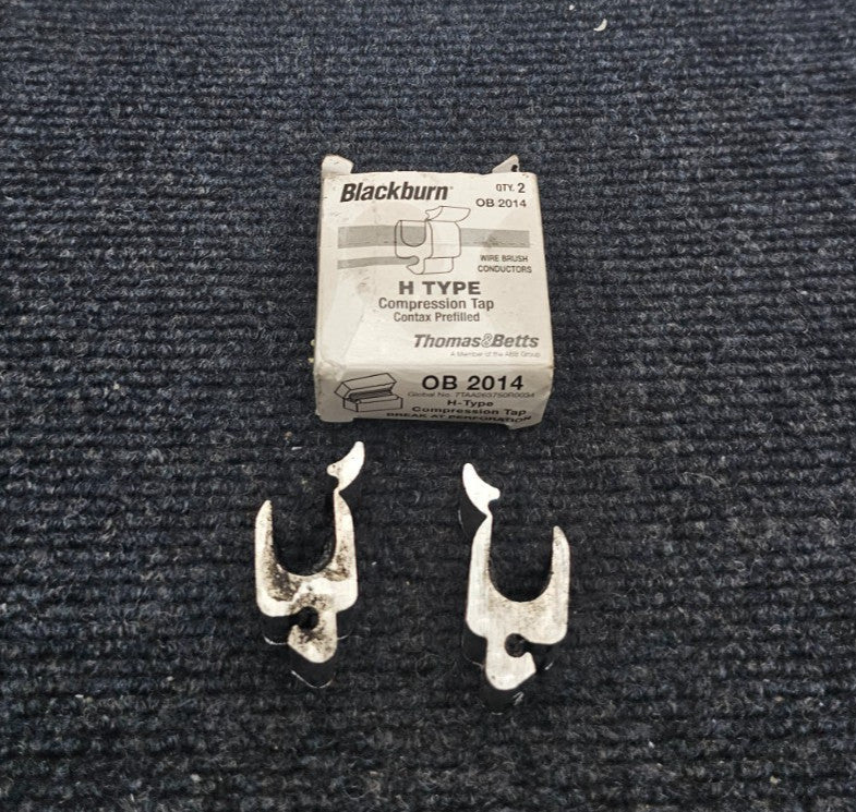 (QTY 26) Blackburn OB-2014: Aluminum H-Type Compression Connectors length 3-1/4"