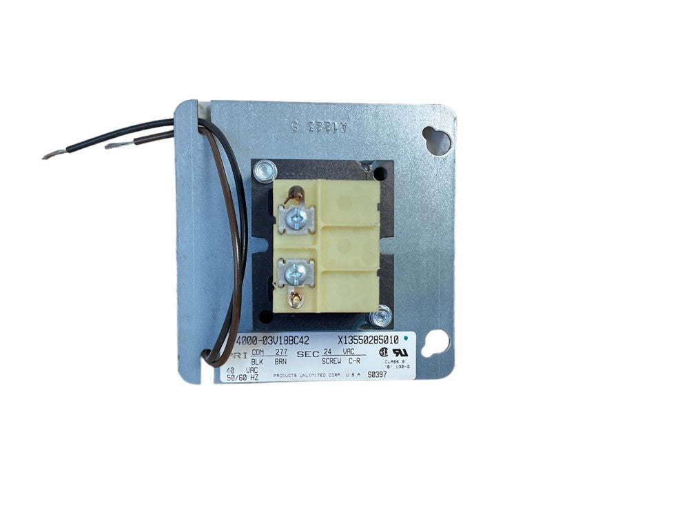 Replacement 40VAC Plate Mounted Control Transformer, PRI 277, SEC 24 VAC