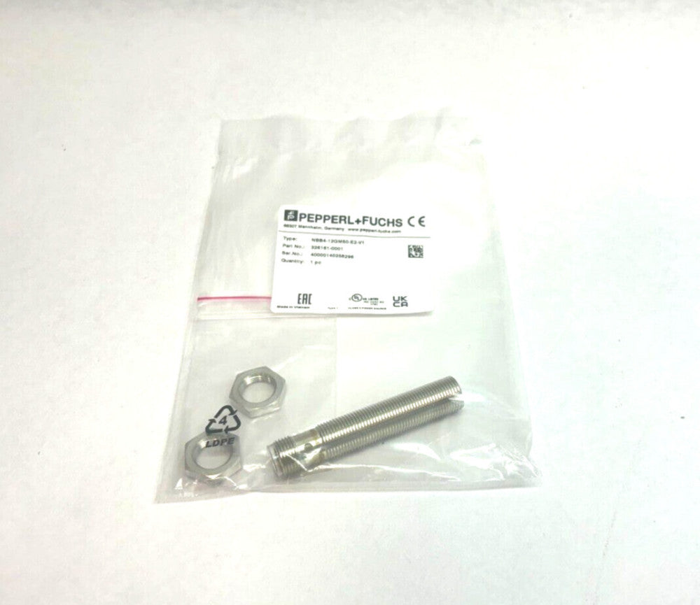 Pepperl+Fuchs NBB4-12GM50-E2-V1 Inductive Proximity Sensor, 326161-0001