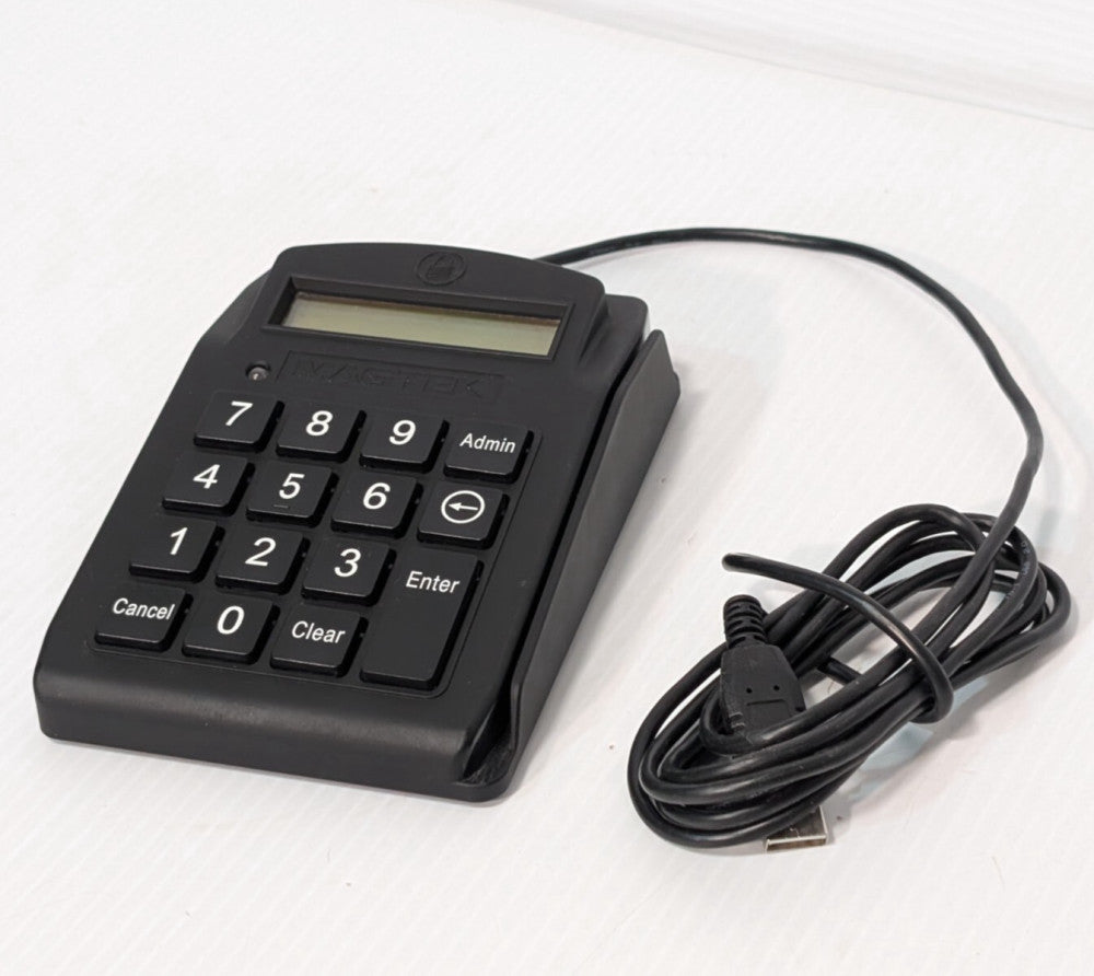 Magtek 21087008, Rev D, USB Card Reader, Keypad, Encrypted Transaction Device