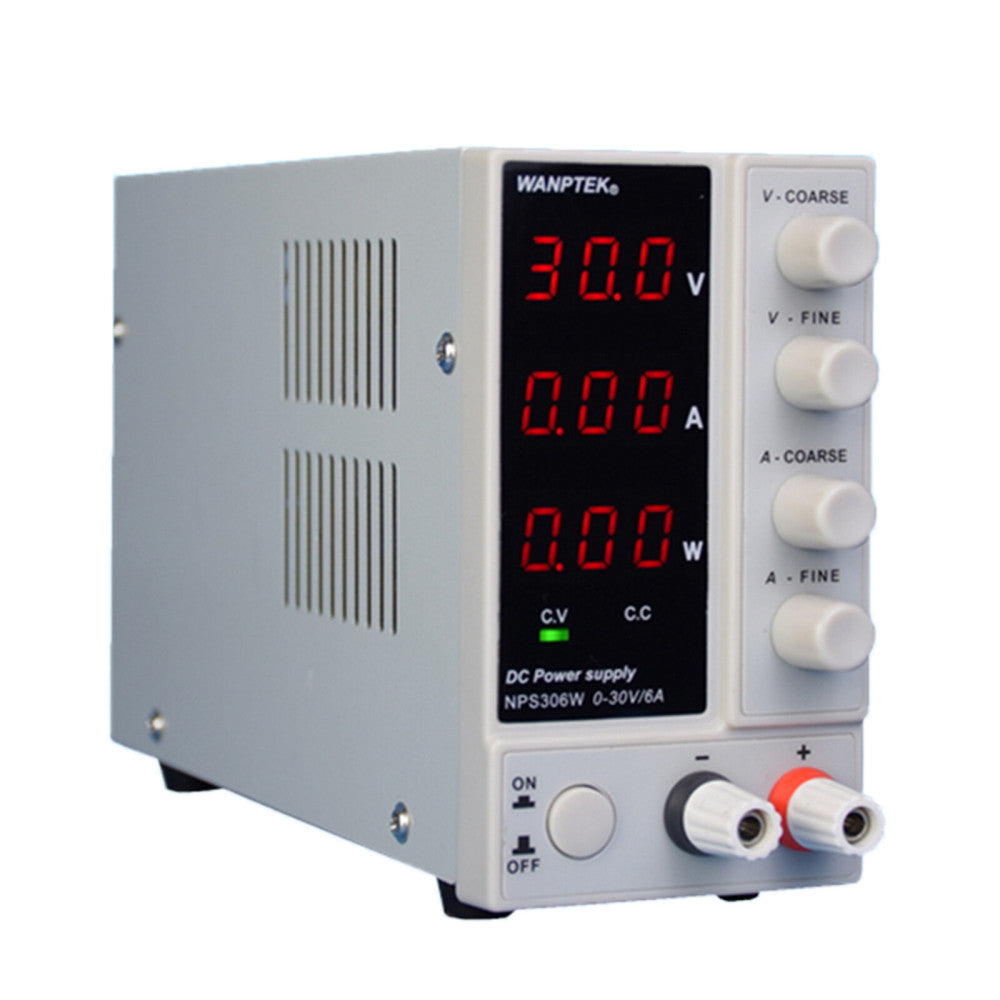 0-30V 0-10A Lab DC Bench Power Supply Variable Adjustable Power Supply