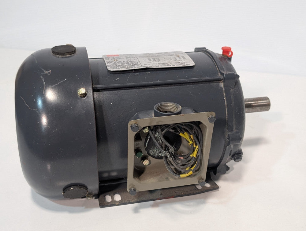Dayton 2MXU1A 2HP 3-Phase Industrial Motor, 208-230/460V, 1730 RPM, TEFC, 145T