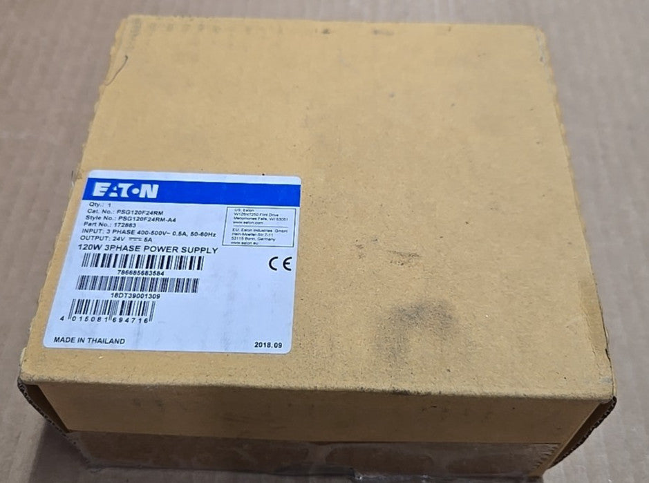 Eaton PSG120F24RM DC Power Supply 24VDC 5A 50/60 Hz
