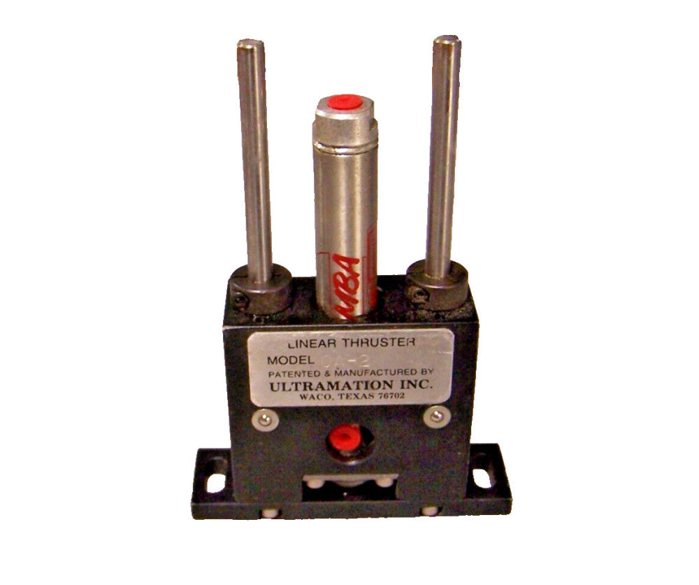 NEW ULTRAMATION LINEAR THRUSTER TWO SHAFT .56" BORE X 2" STROKE OA-2