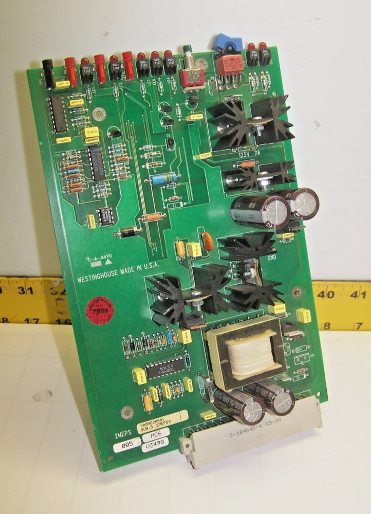 Westinghouse PLC Module Power Supply Circuit Board 3A99220G01 SUB. 3 2MEPS3