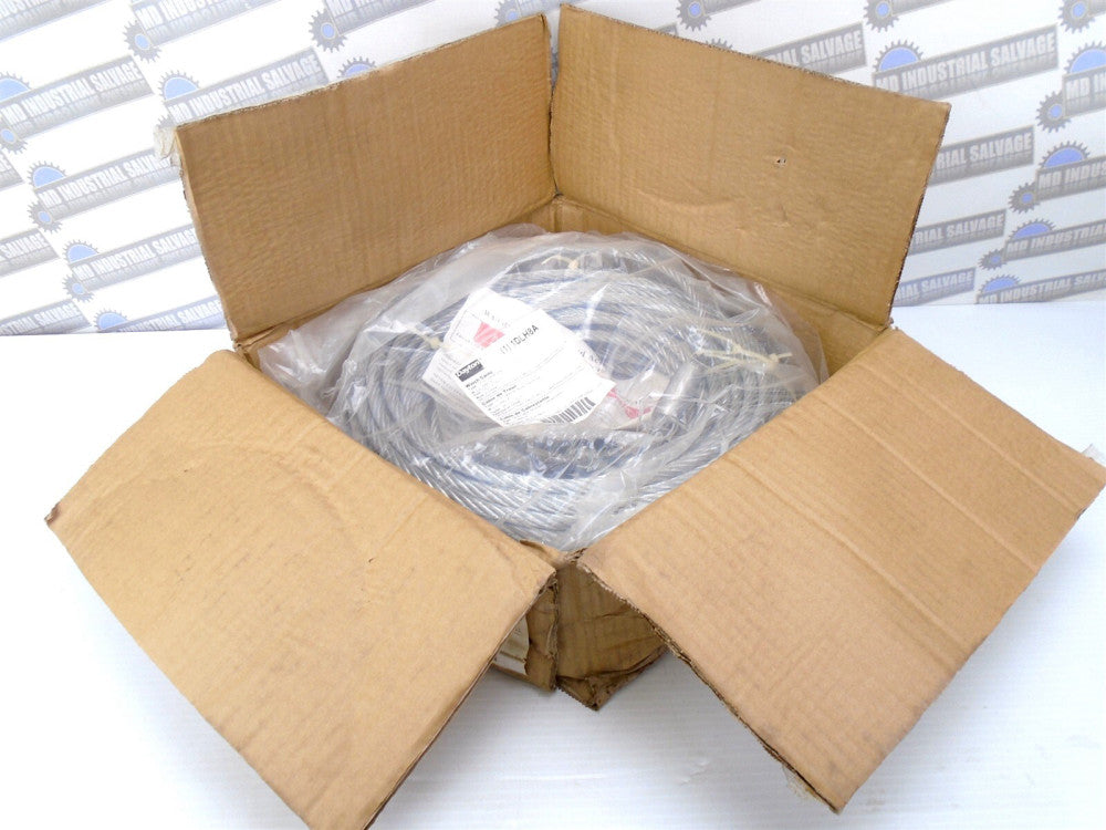 DAYTON - 1DLH8 - Galvanized WINCH CABLE w/HOOK- 3/8 in x 150 ft - 2880 lb -(NEW)