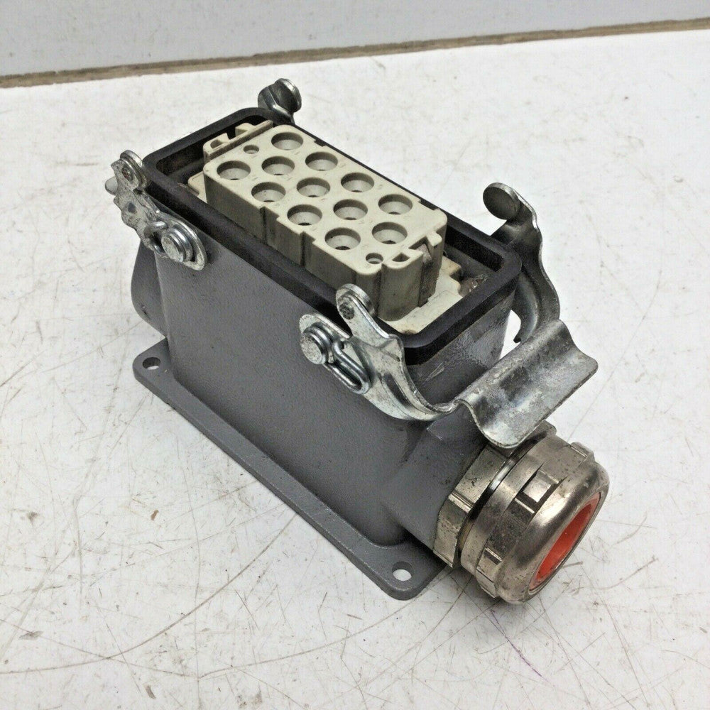 HARTING Weatherproof Locking Connector W/ Han12 HsC Pin Connector