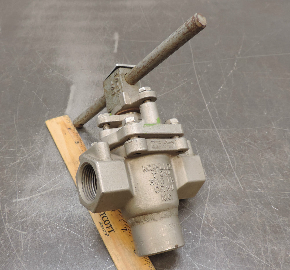 Mueller 1" Npt C751 1.0-324-01 Stainless Steel Ss Valve