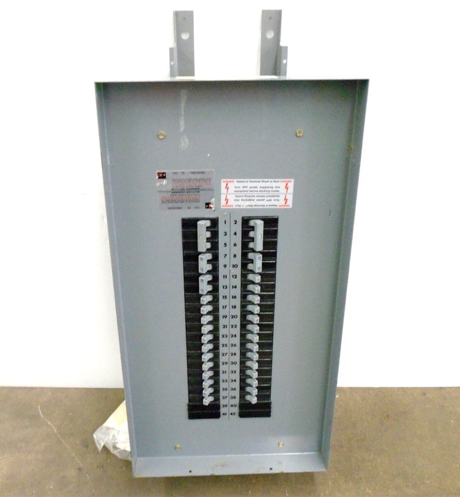 Cutler Hammer - PW38KT1NB - 225A 240V - 42 Slot PB PANEL BOARD w/BREAKERS (NOS)