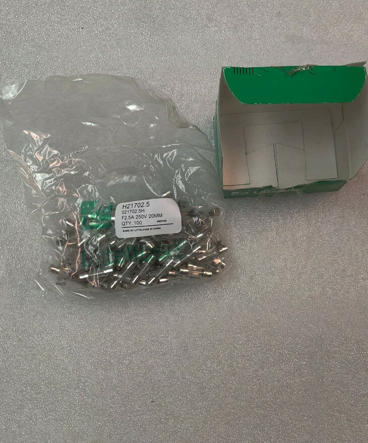 littlefuse H21702.5 fuses 91 pcs NEW