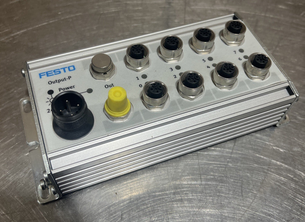 Festo CP A08 M12 5-pol Output Module Ausgangsstufe 8-fach CP-A08 Funktionsgarant