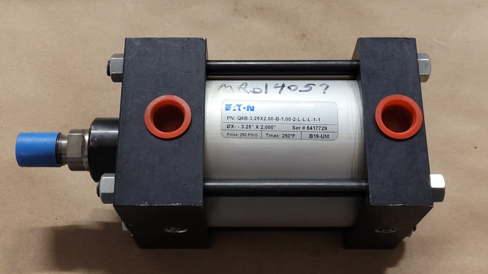 Eaton Q6B-3.25X2.00-B-1.00-2 Pneumatic Cylinder 3.25" Bore 2" Stroke