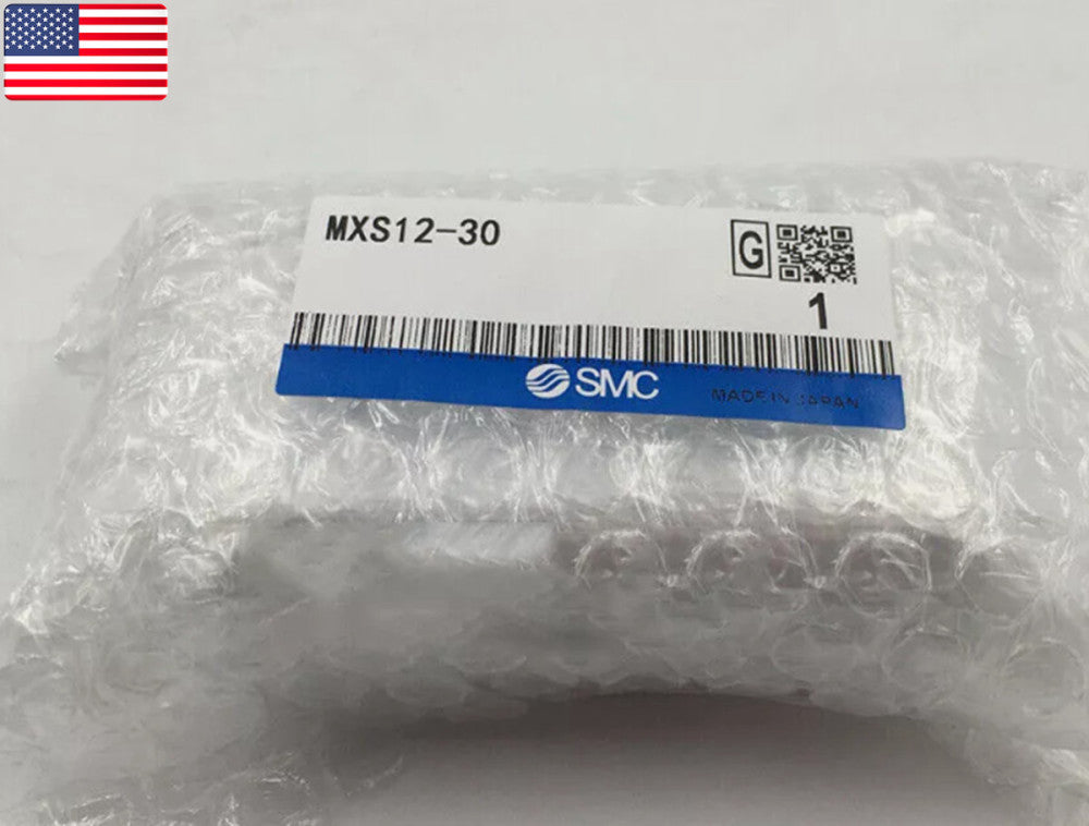 One Brand New SMC MXS12-30 Table Slide Guided Air Cylinder - US Stock