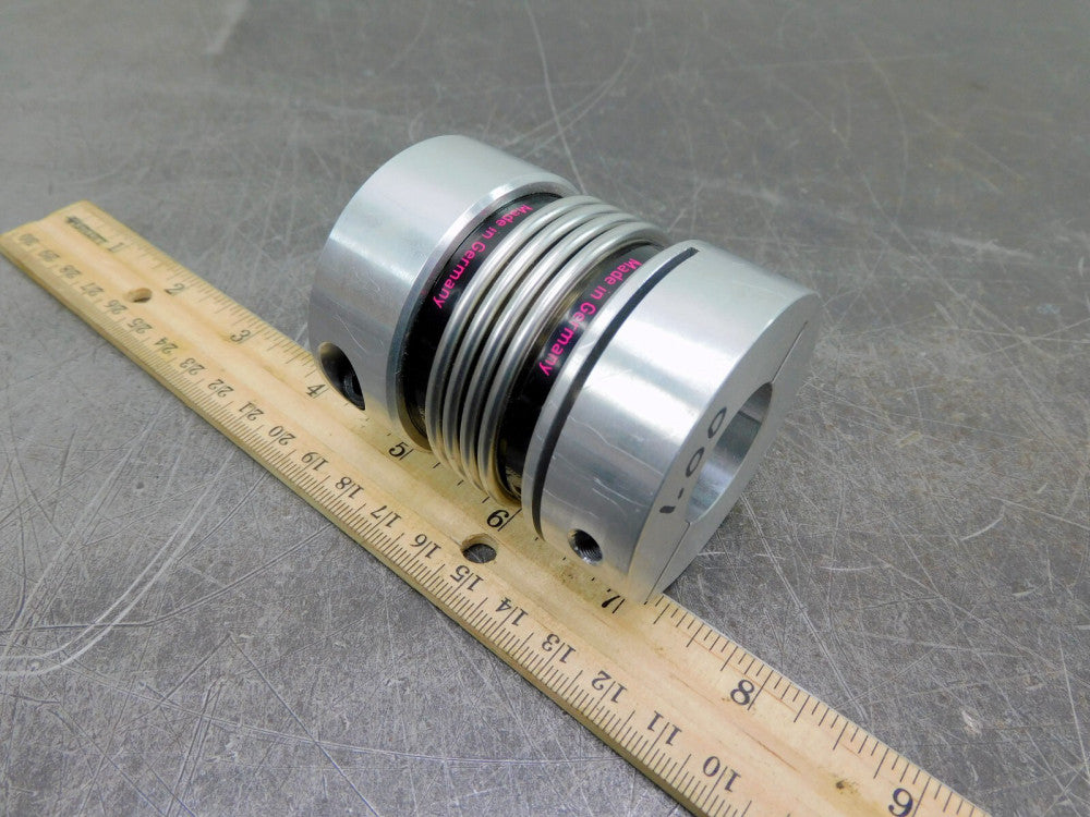 R&W Flexible Shaft Coupling - Bellows, Clamping Coupling BKL/30/25 1" to 14mm
