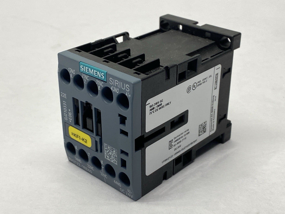 Siemens 3RH2131-1BB40 Sirius Contactor 10A, 230V, 31E 3NO+1NC
