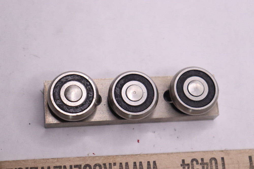 Rollon Cam Guided U-Shaped Carriage Rail Stainless Steel 30mm Dia. x 88mm Length