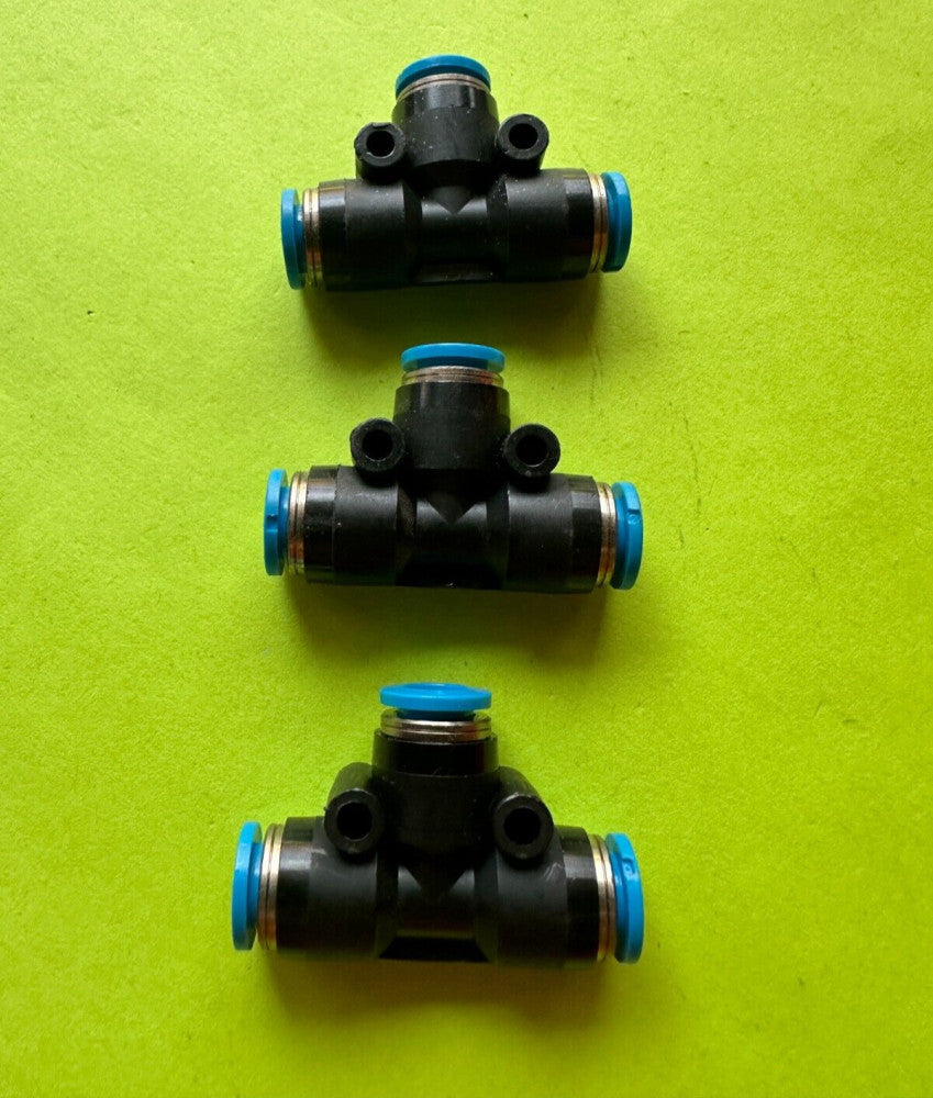 Festo QST-6 Push In Y Connector 6mm (153129) Lot of 3- New Fast Ship