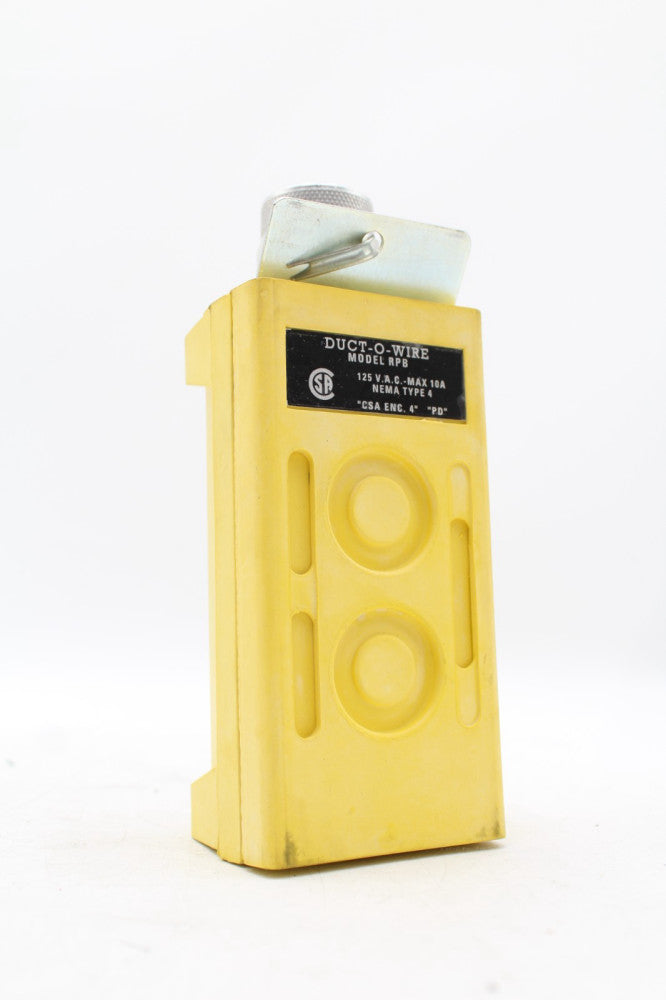 DUCT-O-WIRE MODEL RPB 2-Switch Pushbutton Pendant