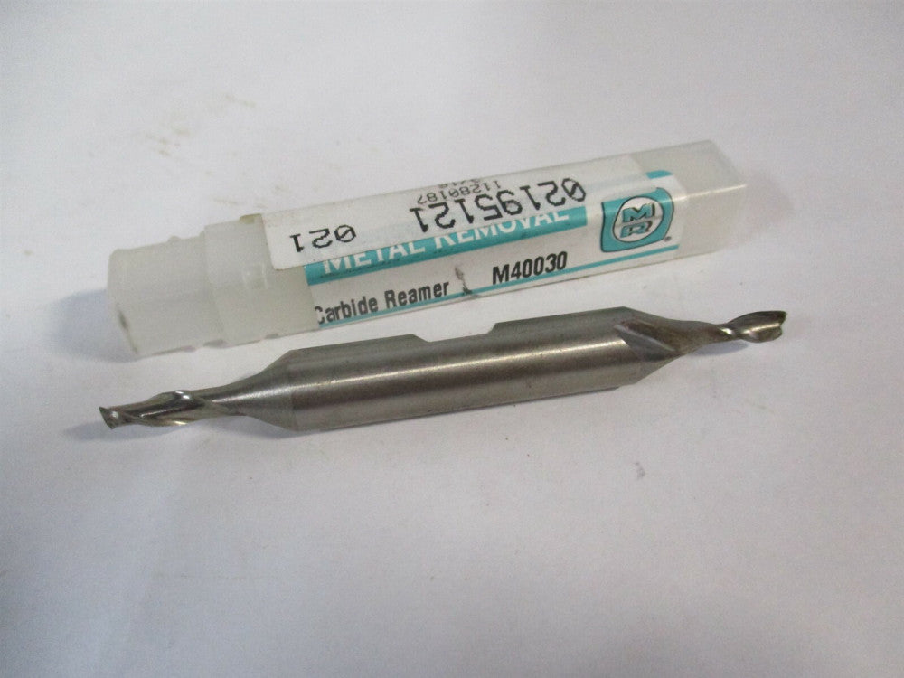 (500-001012) 0.1875 x 3/16" x 2-3/4" OAL Solid Carbide Straight Chucking Reamer
