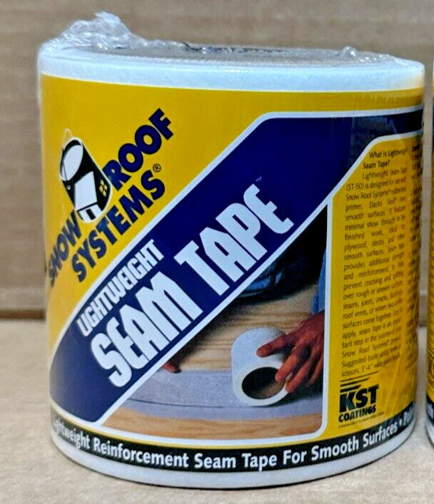 1pc Snow Roof Systems ST-50 LIGHTWEIGHT SEAM TAPE 4" x 50' Polyester