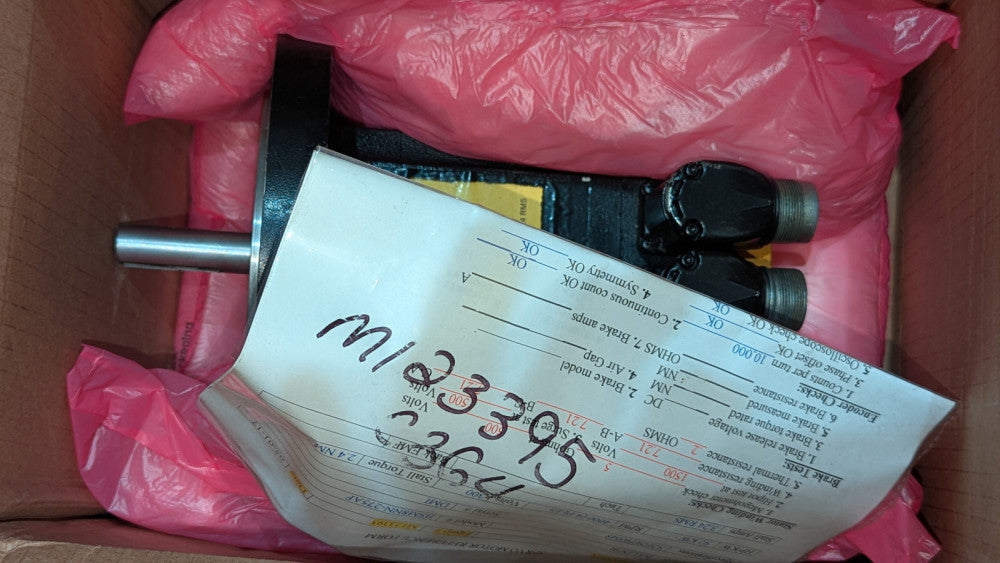 Baldor Servo Motor BSM8NN-275AF .92KW 4000RPM 300V NEW READ