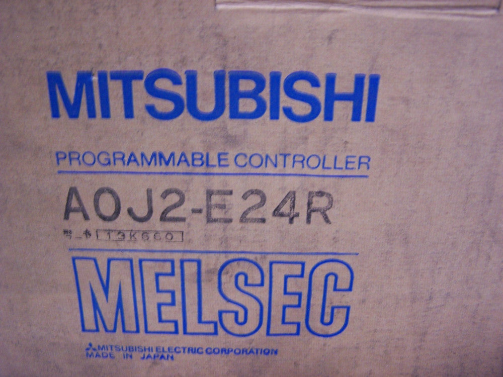 NEW MITSUBISHI MELSEC AOJ2-E24R OUTPUT MODULE 240 VAC/24 VDC 2 AMP