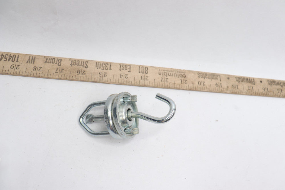 Heavy Duty Swivel Hook Steel 250lb Weight Capacity 5" L x 2" W