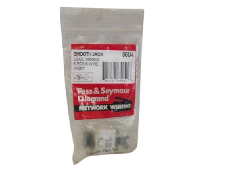 PASS & SEYMOUR LEGRAND S6U-I SMOOTH JACK NSMP